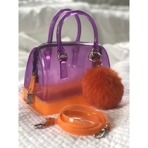 Lookalike Furla Jelly Bag 🍇🍊 Purple and Orange